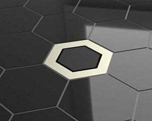 Serenity™ Hex Shower Drain System Expresses the Extraordinary