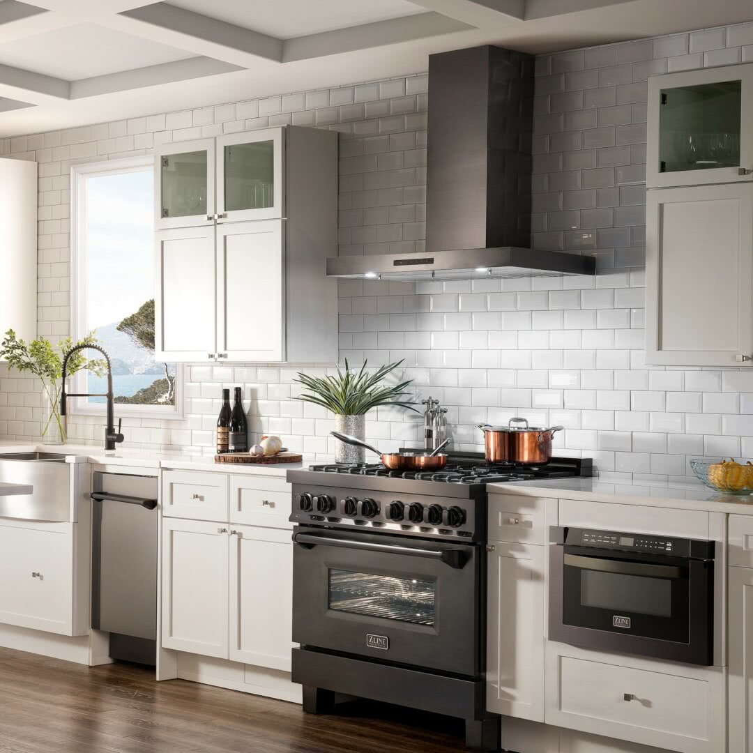 ZLINE Black Stainless Steel Appliances Make a Bold Impression - KB resource